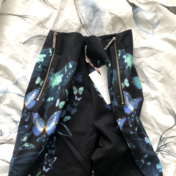 Ted Baker Rorio Butterfly Trousers - Ted Size 0 - Picture 5 of 9